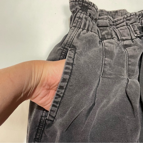 Free People Margate Pleated Black Trousers Size M - Picture 5 of 10